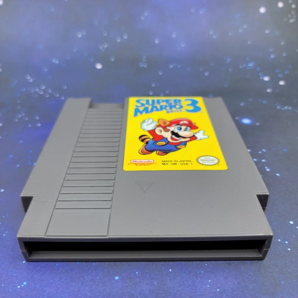 Nintendo NES Super Mario Bros 3 Game Cartridge NES-UM-USA-1 Made in Japan